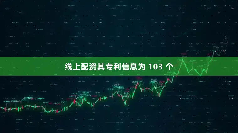 线上配资其专利信息为 103 个